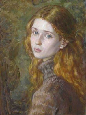 "Портрет Ольги".2008,х.м.50х40
