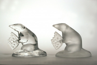 Декоративная скульптура "Крысуня", изделие для массового производства, хрусталь, пресс-форма 2008 год