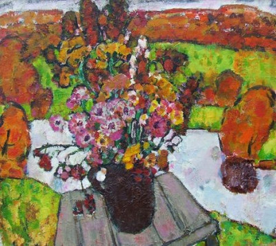 "Осенний букет." 2009. Х.,м. 70х75